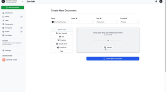 dochub pdf tutorial upload