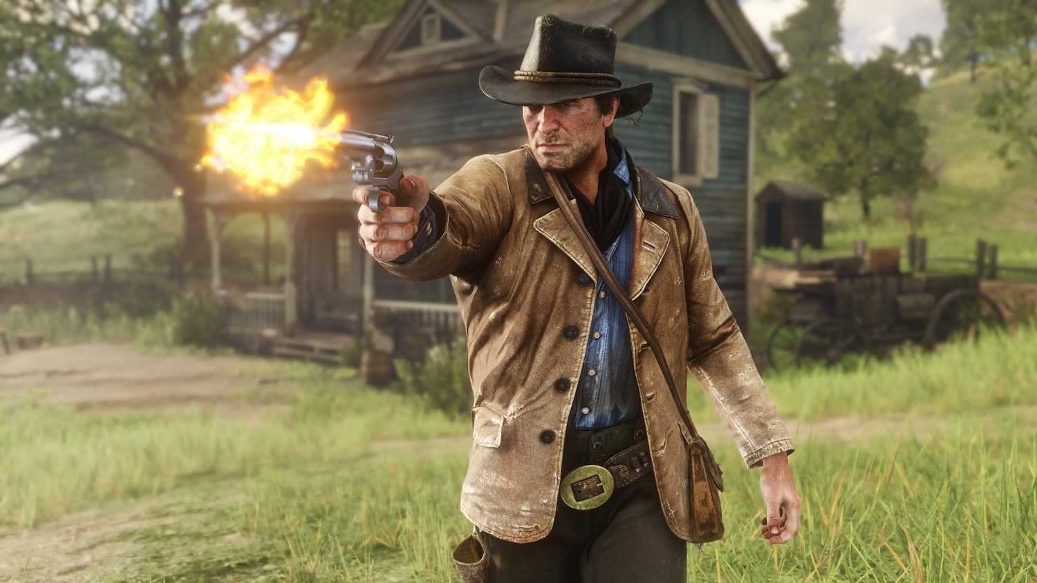 red dead redemption 2 arthur morgan shooting