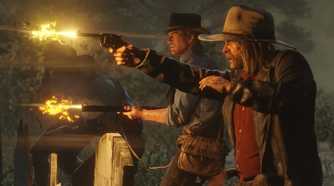 A shootout with Arthur Morgan and his Posse
