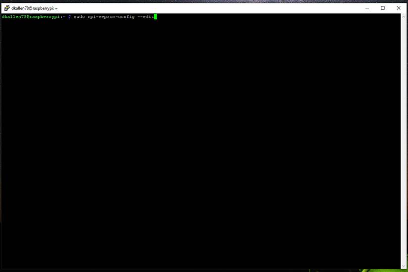 LInux command to edit the EEPROM