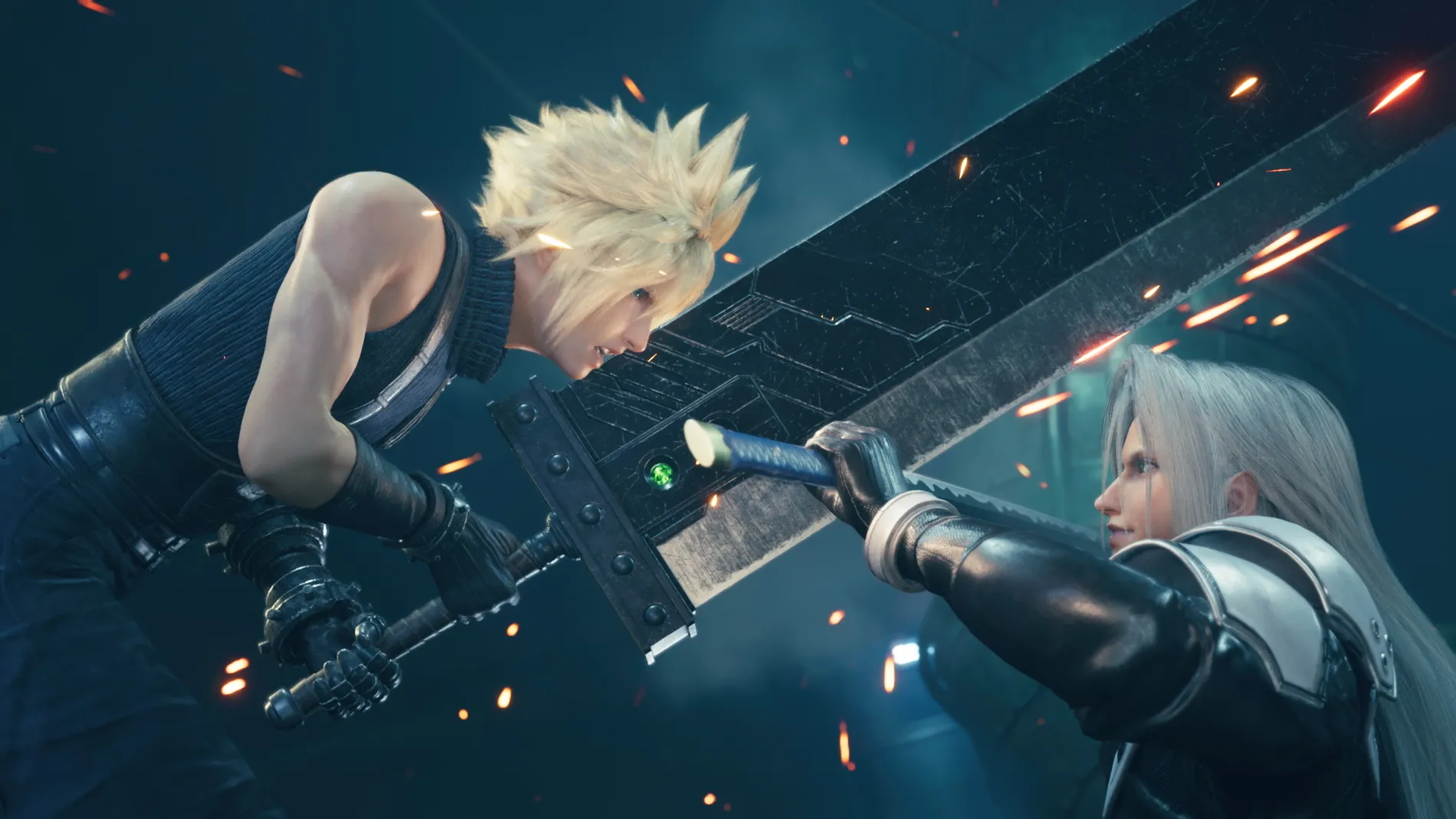 final fantasy vii remake sephiroth battle cutscene