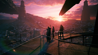 final fantasy vii remake vista sunset