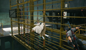 final fantasy vii remake yuffie parkour