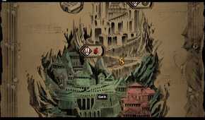 screenshot of the map of hades