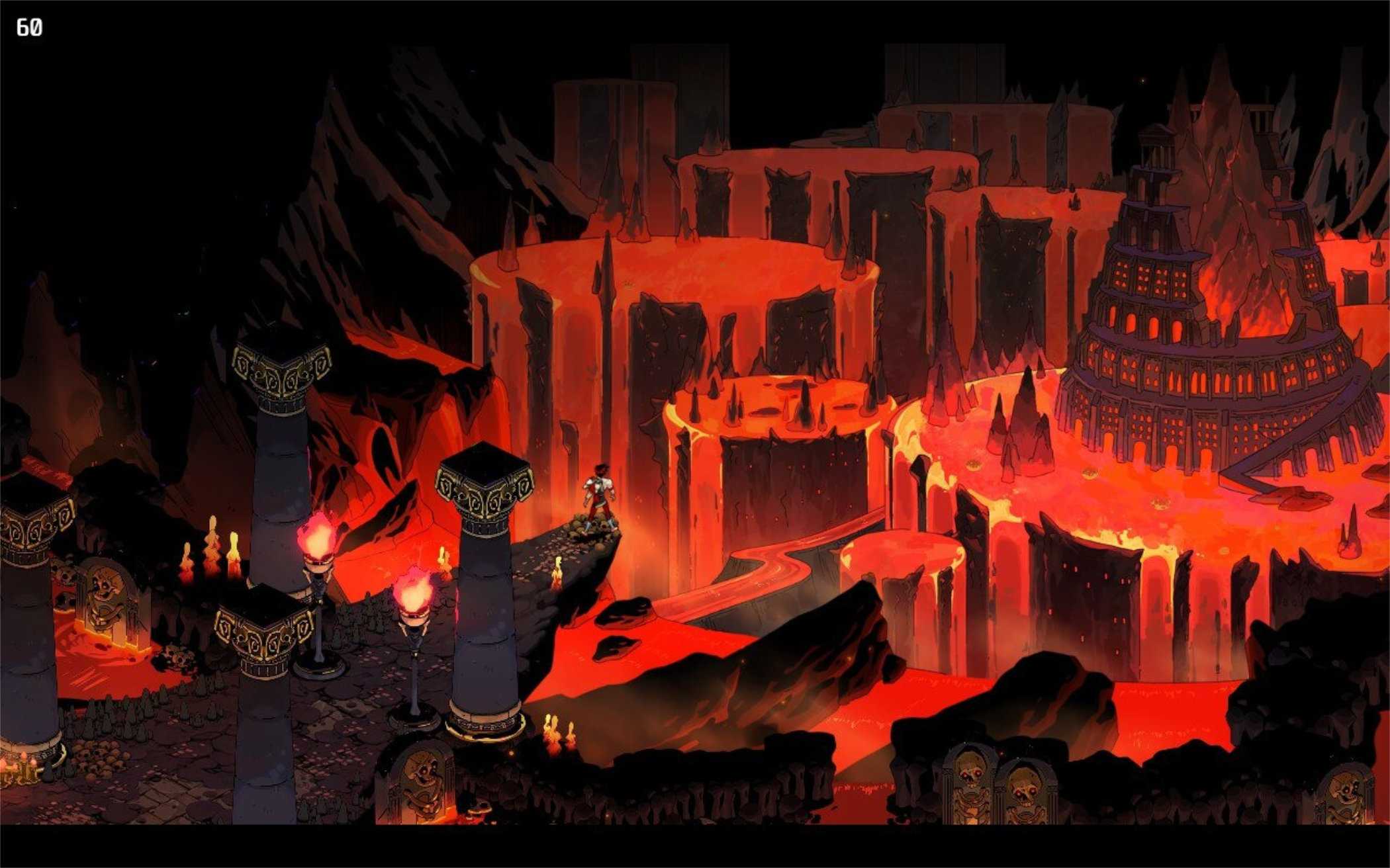 screenshot of the game hades showing the second area overview