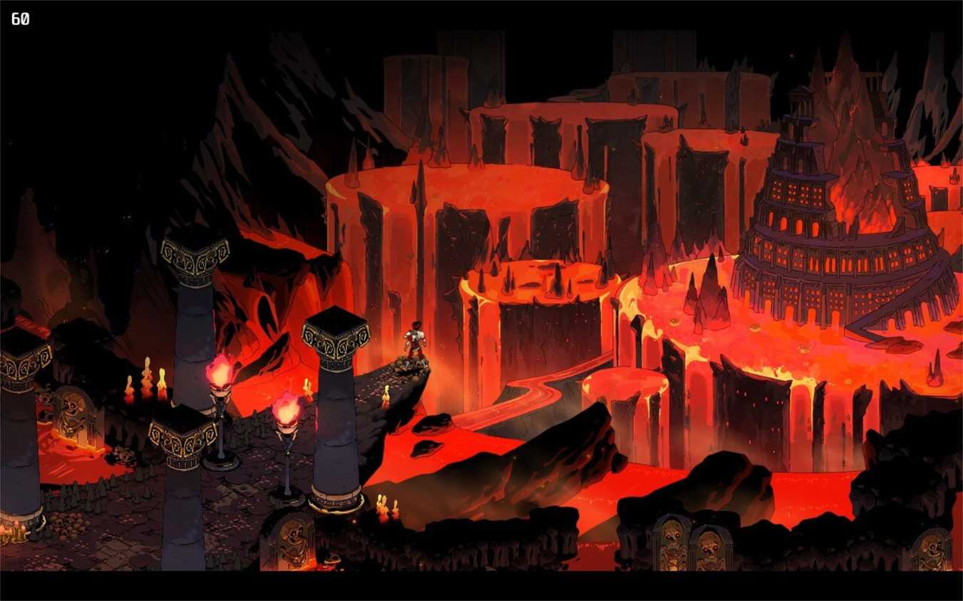 screenshot of the game hades showing the second area overview