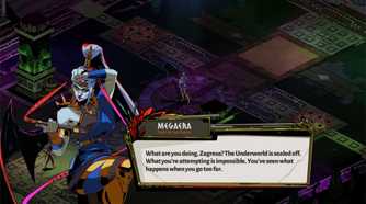 screenshot of hades showing megaera the first fury