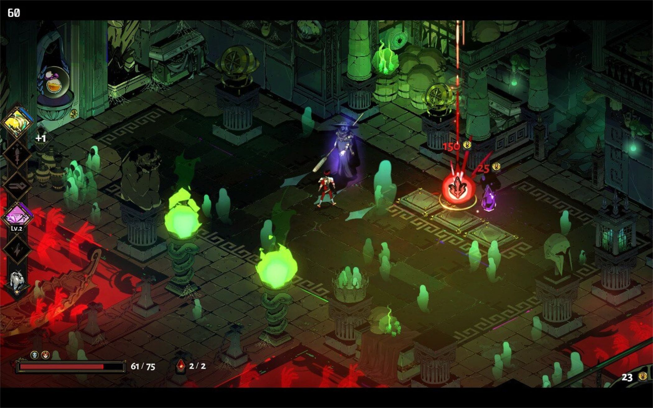 screenshot of hades showing charon 