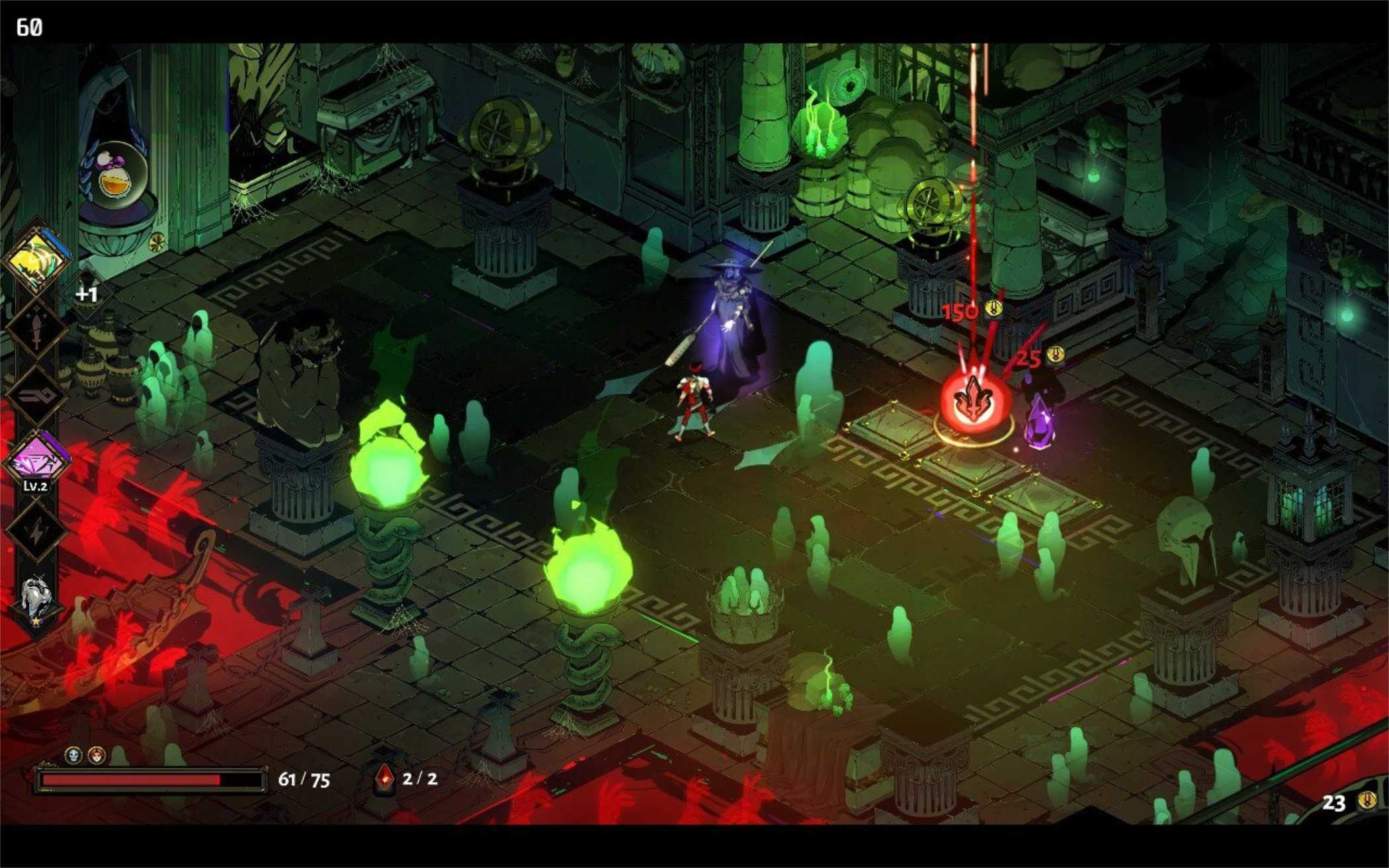 screenshot of hades showing charon