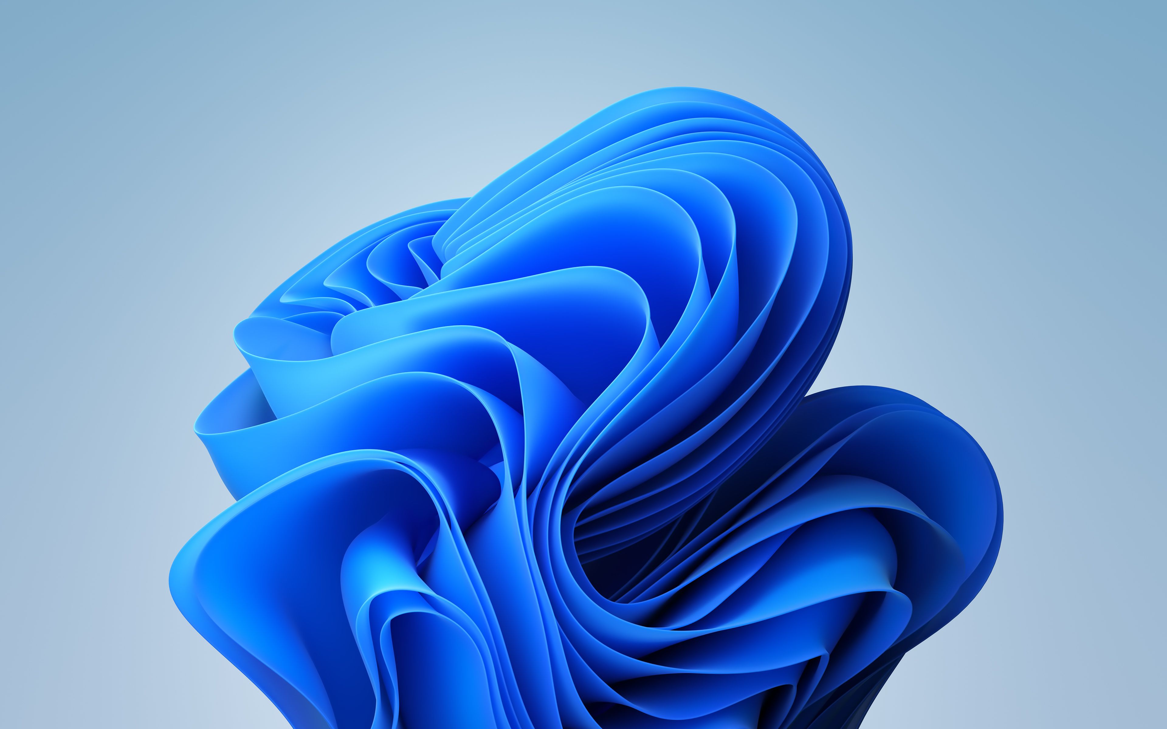 Windows 11 Bloom wallpaper with light background