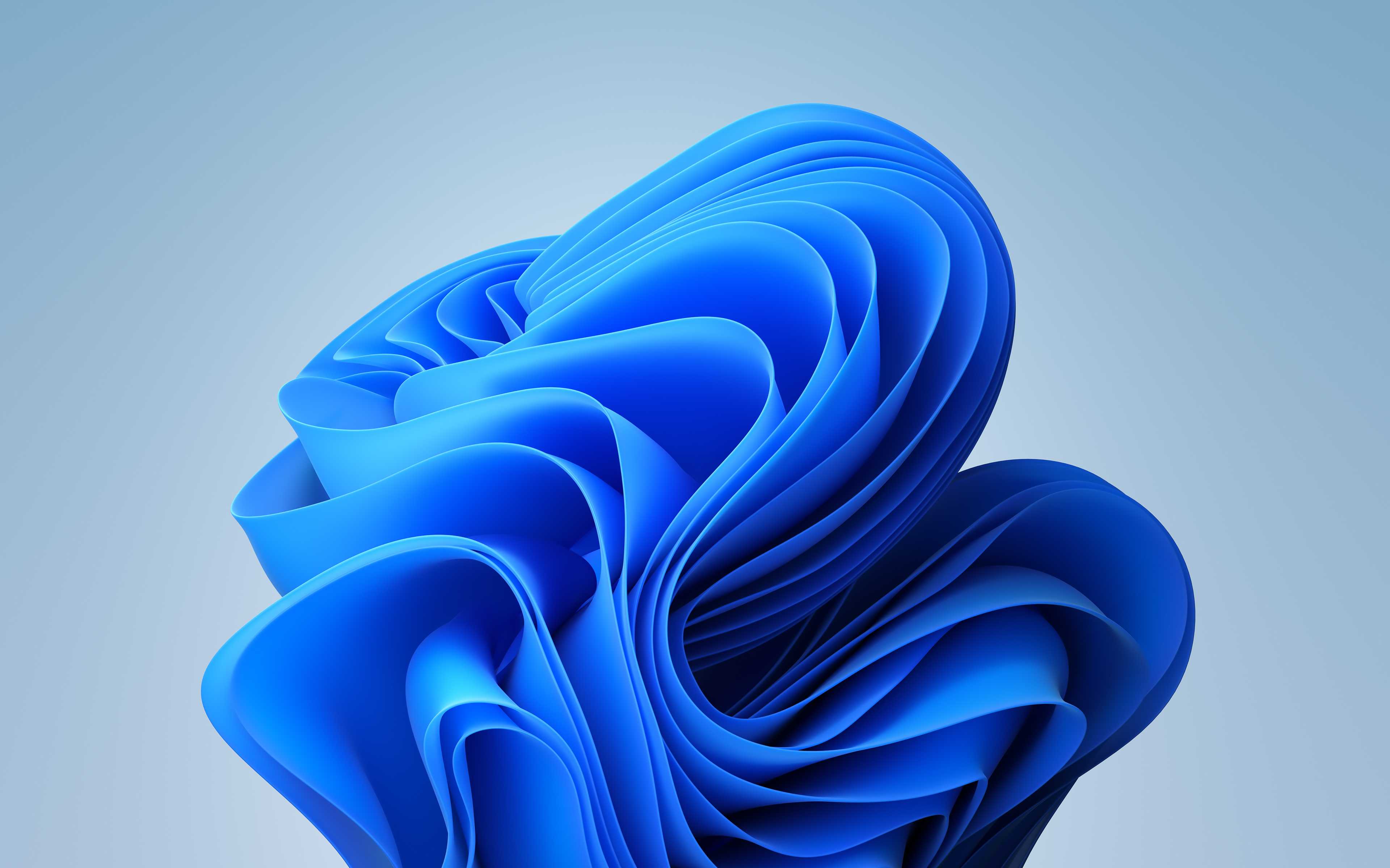 Windows 11 Bloom wallpaper with light background