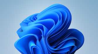 Windows 11 Bloom wallpaper with light background