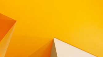Abstract geometric wallpaper in yellow and cream colors