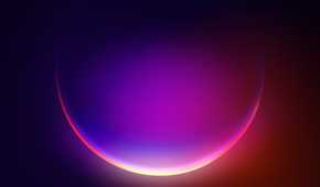 A purple and red circle in a dark background