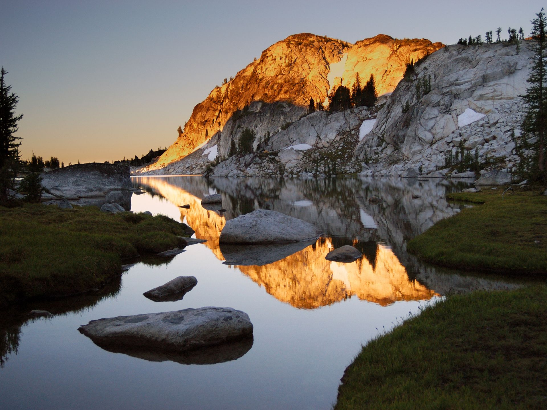 Mountains at sunset