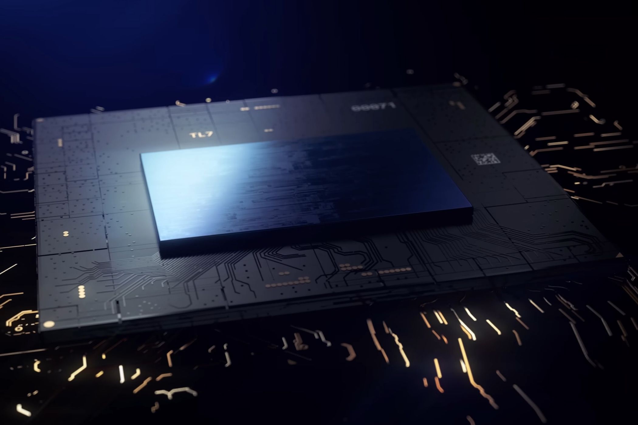 A render of the Intel Arc GPU