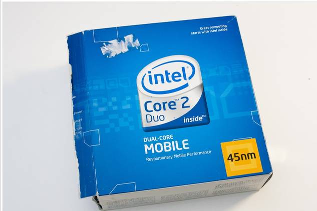 Intel Core 2 Duo processor retail box