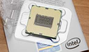 Close up of the pins of Intel Core i5 2500K CPU