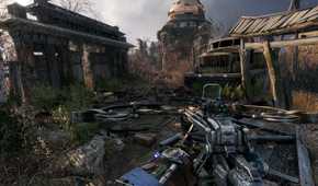 Metro Exodus exploration with crossbow