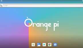 Orange Pi Android home screen