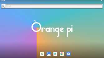 Orange Pi Android home screen