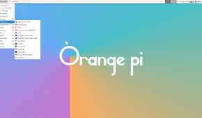 Orange Pi Debian accessories menu