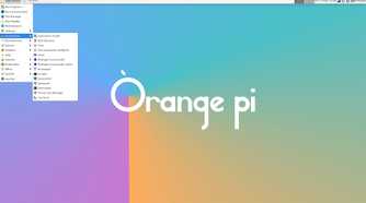 Orange Pi Debian accessories menu
