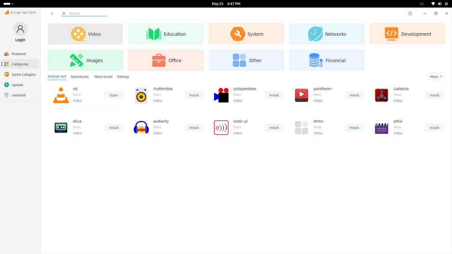 Orange Pi OS(Arch) apps