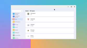 Orange Pi OS(Droid) app menu