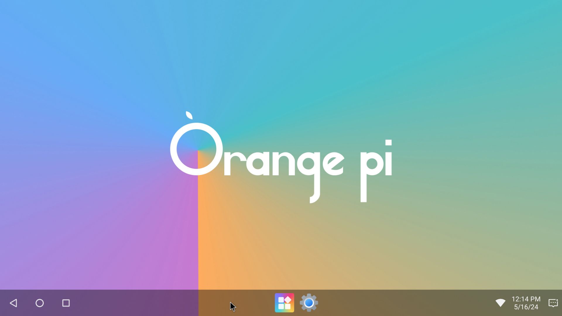 Orange Pi OS(Droid) home screen