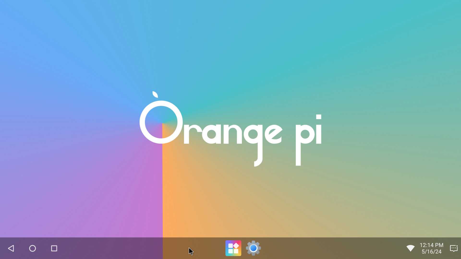 Orange Pi OS(Droid) home screen