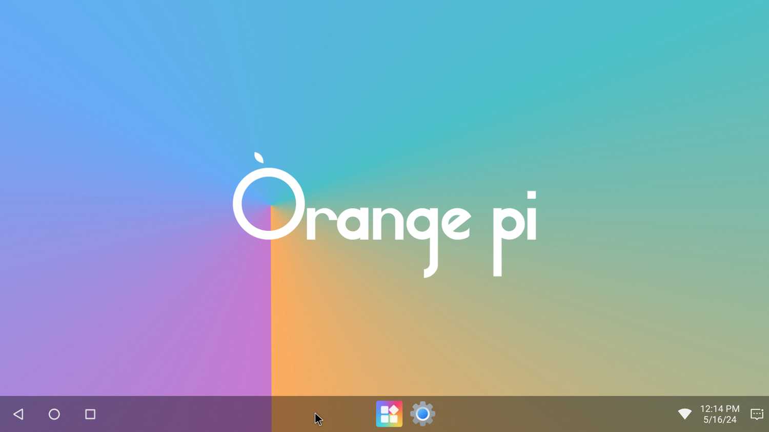 Orange Pi OS(Droid) home screen