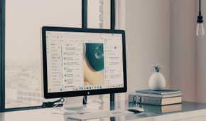 Computer opened up to Outlook on desktop