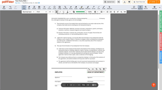 pdffiller replace text