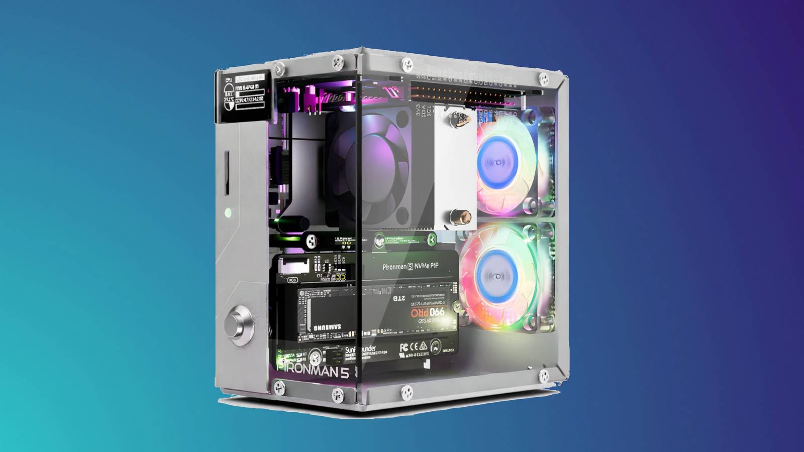 This fancy case makes your Raspberry Pi 5 look like a gaming PC