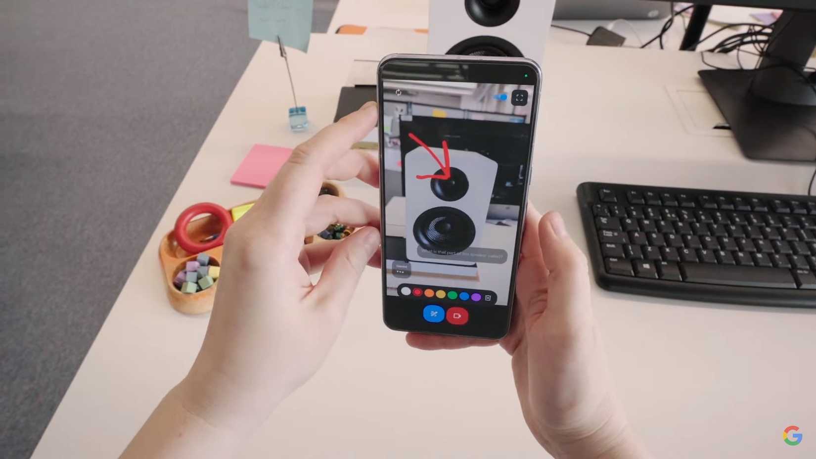 Project Astra running on a smartphone