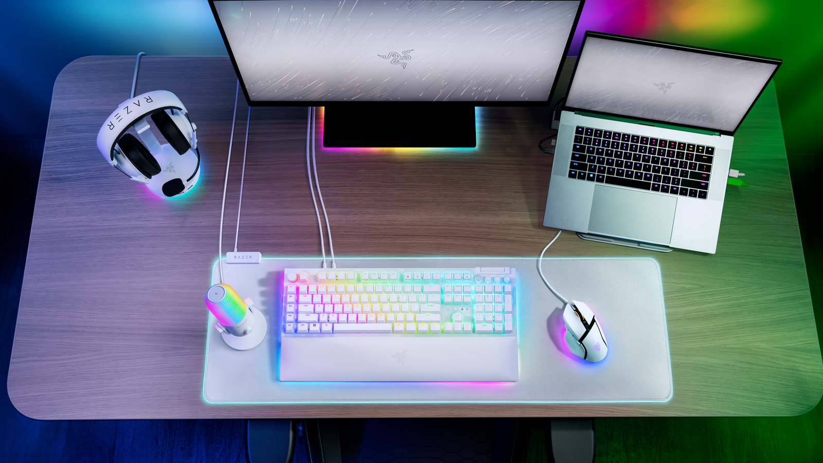 Razer's new white accessory range combines powerful hardware with