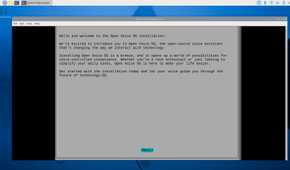 Raspberry Pi 5 Open Voice OS greeting