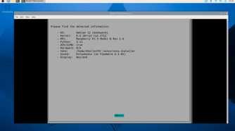 Raspberry Pi 5 Open Voice OS system settings