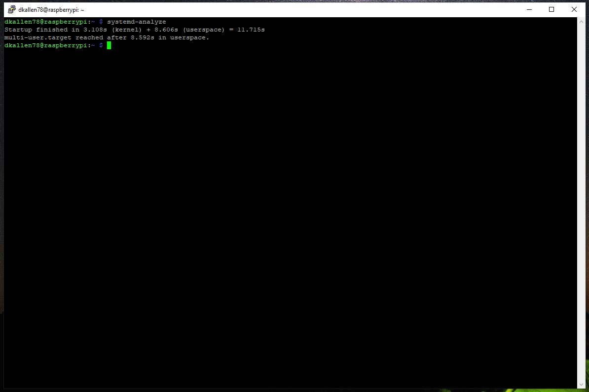 SSD boot time