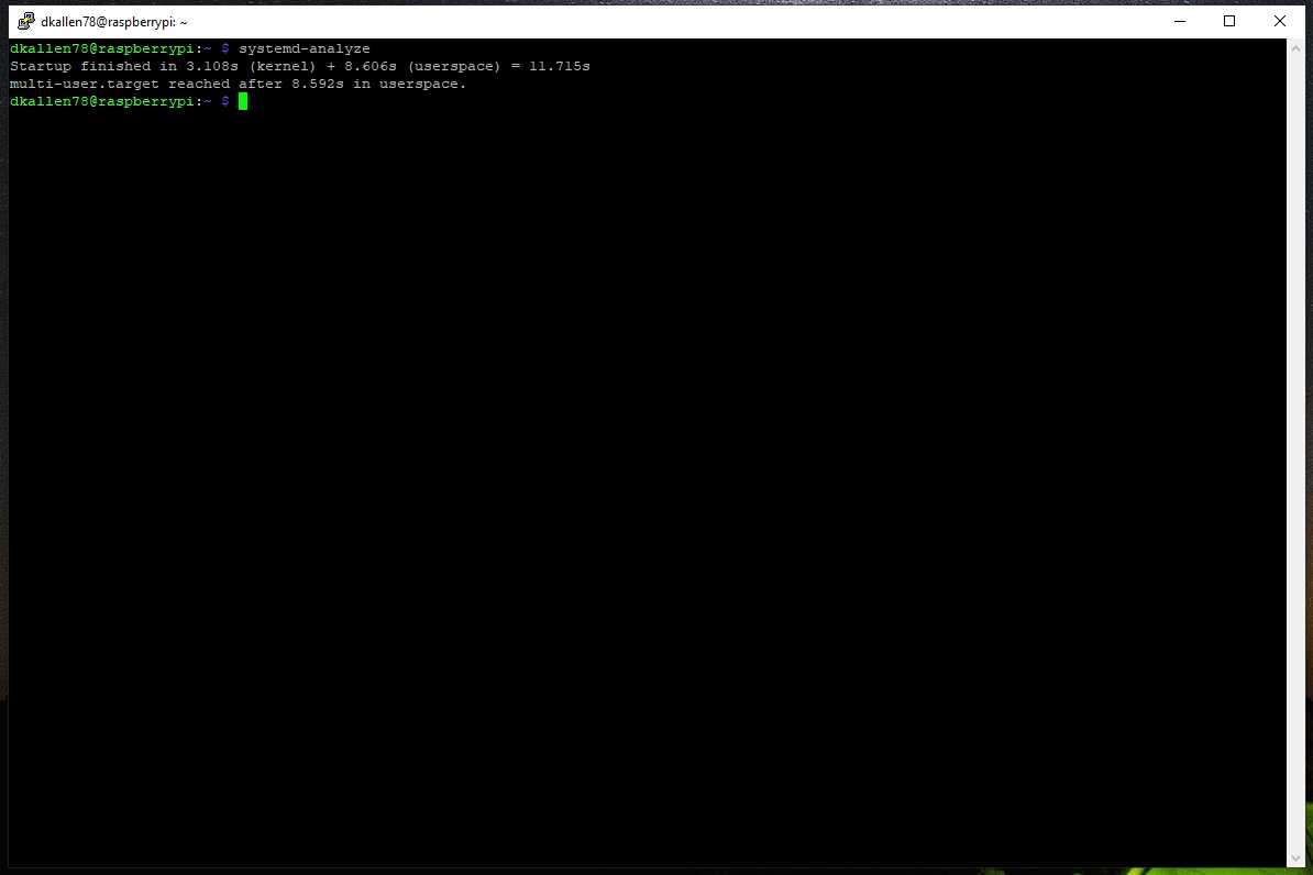 SSD boot time