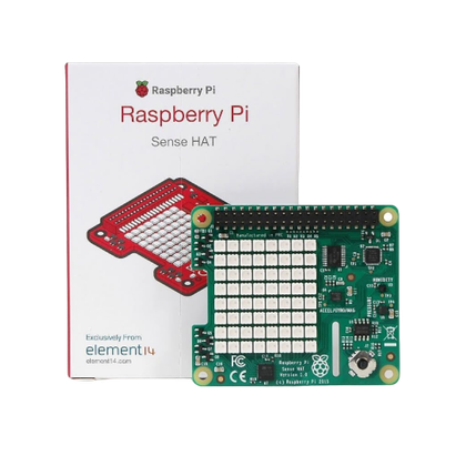 A transparent render of the Raspberry Pi Sense HAT