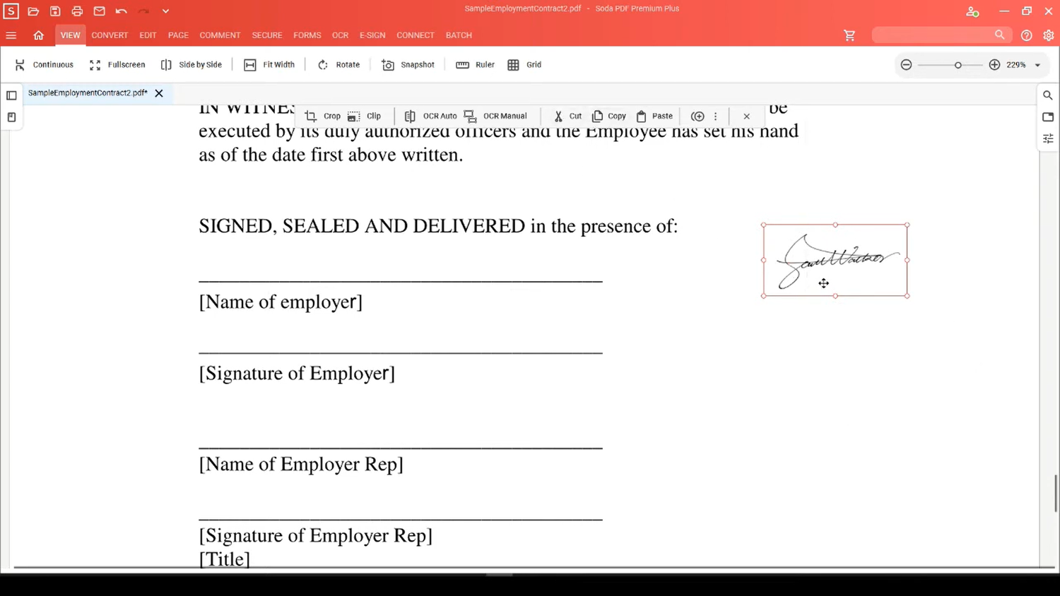 soda pdf tutorial cut copy paste
