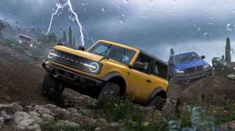 forza horizon 5 trucks in thunderstorm