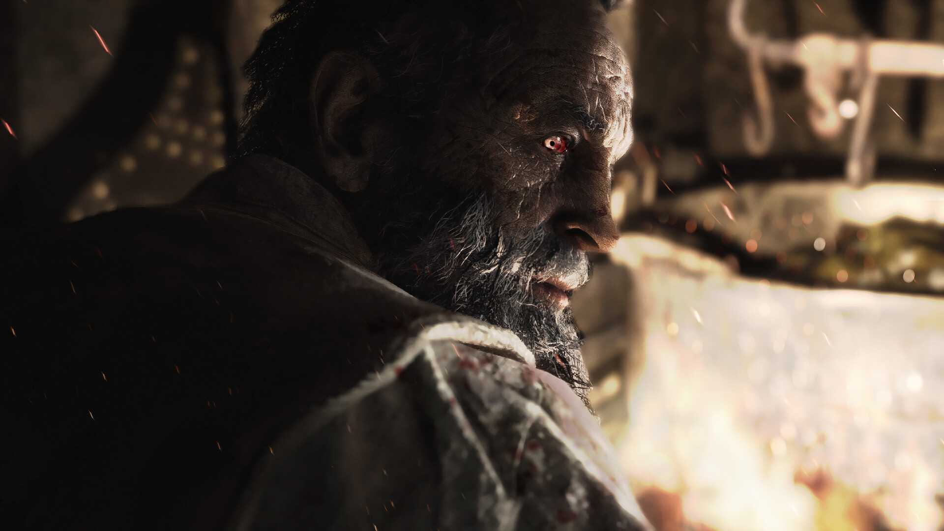 resident evil 4 ganados closeup