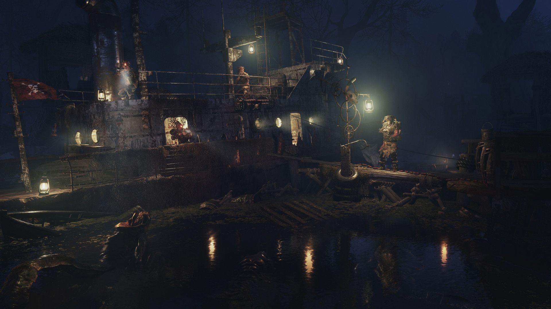 metro exodus outpost in swamp