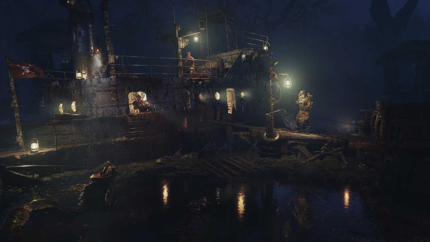 metro exodus outpost in swamp
