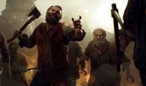 resident evil 4 ganados attacking en masse