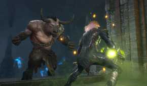 baldur's gate 3 attack minotaur with spell