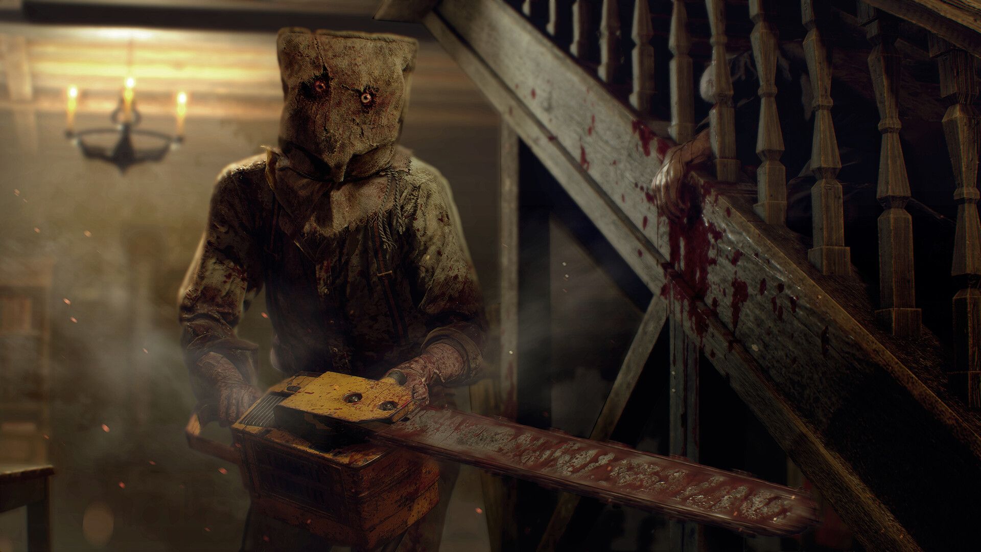 resident evil dr salvador with chainsaw